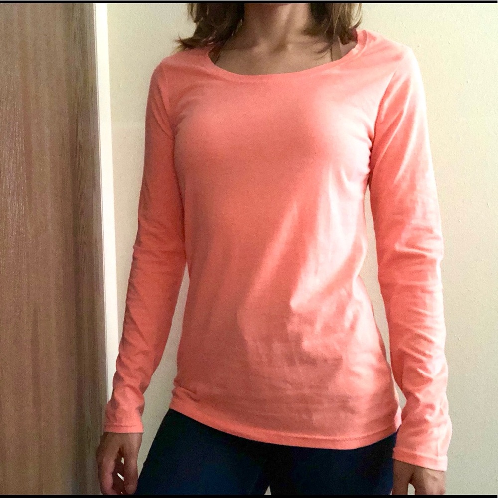 Coral Long Sleeve Tee